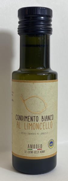 CONDIMENTO BIANCO AL LIMONCELLO 100 ml - Essigwürze mit Limoncello